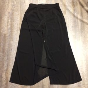 Umgee High Waisted Wide Leg Palazzo Pant *Black